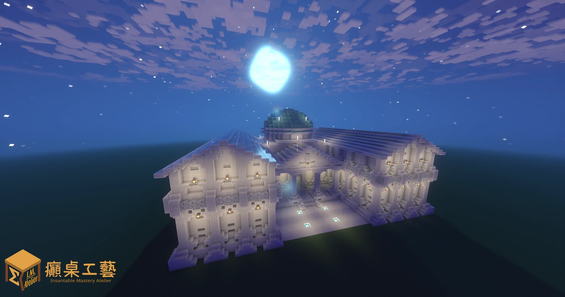 龍廟神蛋 — 癲桌工藝 Minecraft 希臘神殿與龍蛋展示建築